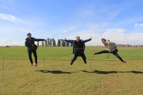 First I got my ex colleagues to oblige and jump in unison and after a couple of tries. I manage to capture this shot.